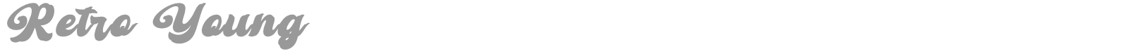 Retro Young font preview